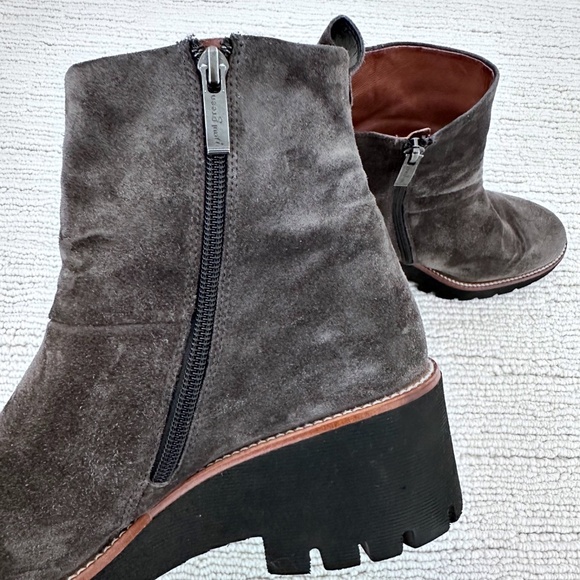 PAUL GREEN Jano Women’s US 8.5 / UK 6 Gray Lug Boots Alpine Cabincore Heritage - Picture 7 of 11